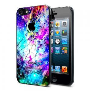 Cracked Out Broken Iphone Glass Galaxy Nebula -..